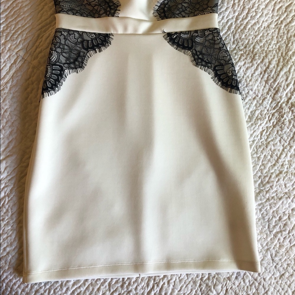 Mini strapless dress